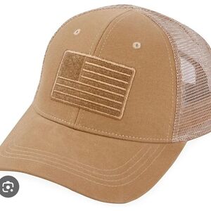 Tan Mesh Back Cap